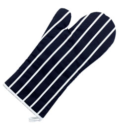 butchers Stripe Oven Glove