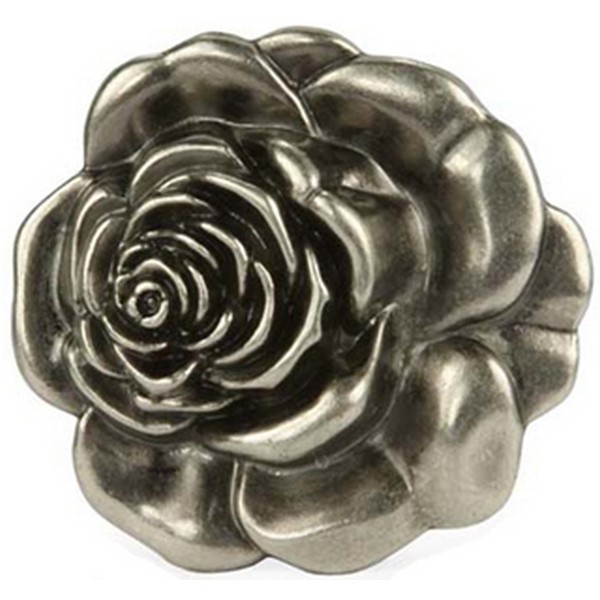 Butterfly Blue Antique Rose Belt Buckle by