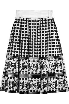 By Malene Birger Azuree printed skirt