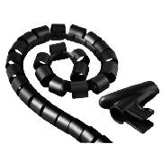 Bundle Tube ?Easy Cover? - Black, 2.5m, 20mm