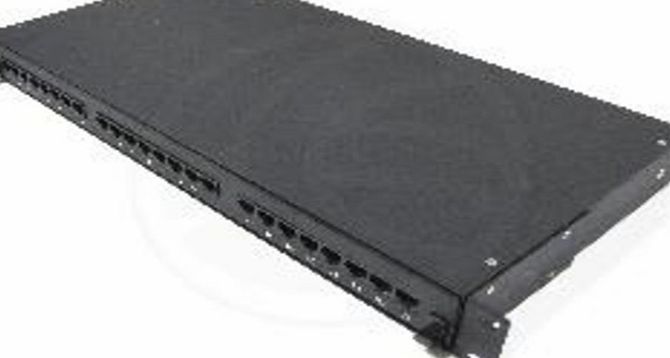 CABLEMATIC Patch panel 1U 24 RJ45 UTP Cat.5e black in