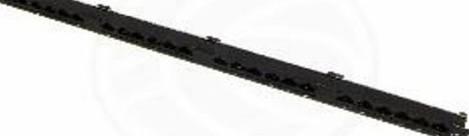 CABLEMATIC Patch Panel UTP 24 RJ45 Cat.5e black 0.5U