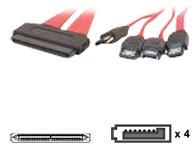 CABLES TO GO 0.5M SAS 32-PIN TO 4 ESATA