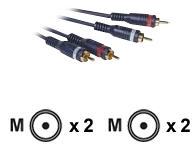 CABLES TO GO 20M VELOCITY RCA AUDIO