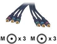 CABLES TO GO 2M VELOCITY RCA COMPONENT