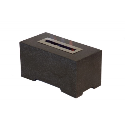 Large Black Cube Gel Burner