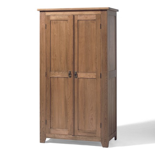 Rustic Oak Full Hanging Wardrobe 808.412