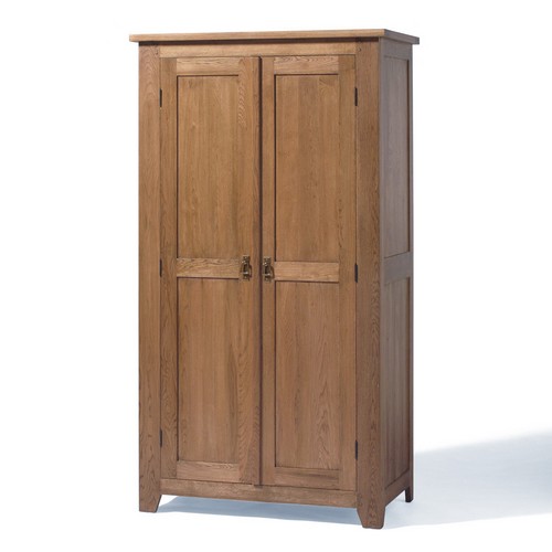 Calgary Rustic Oak Full Hanging Wardrobe 808.412