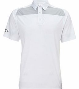 Callaway Golf Mens Chev Ventilated Block Polo