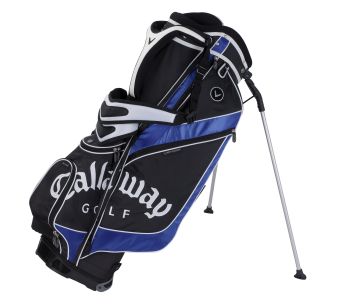 STRIKE STAND PLUS CARRY GOLF BAG Black/Silver