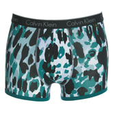 Black Camouflage Print Trunks