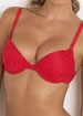 Chantilly Lace Candy Apple push up bra