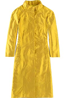 Calvin Klein Duchesse satin coat