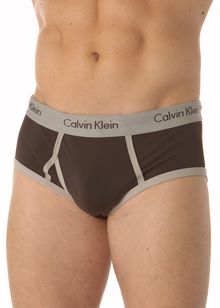 Hipster contrast swim brief