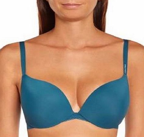 Calvin Klein Icon Perfect Push Up Bra, F3647, Alpine Fir (UK 34A EU 75A FR 90A)