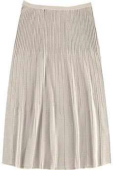 Lars lurex pleated skirt