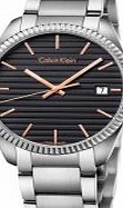 Calvin Klein Mens Alliance Silver Steel Bracelet