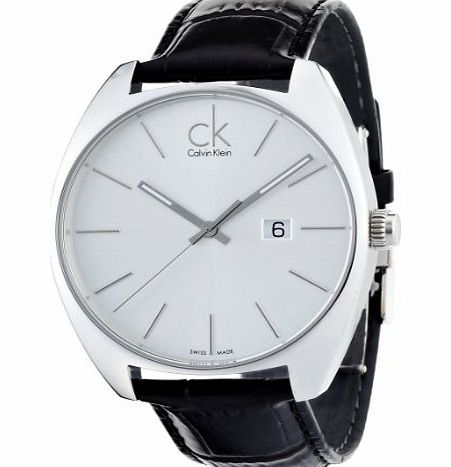 Calvin Klein Mens Leather Exchange Watch K2F21120