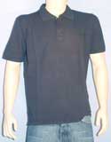 Mens Navy Blue Short Sleeve Polo Shirt (m816b-8jc60)