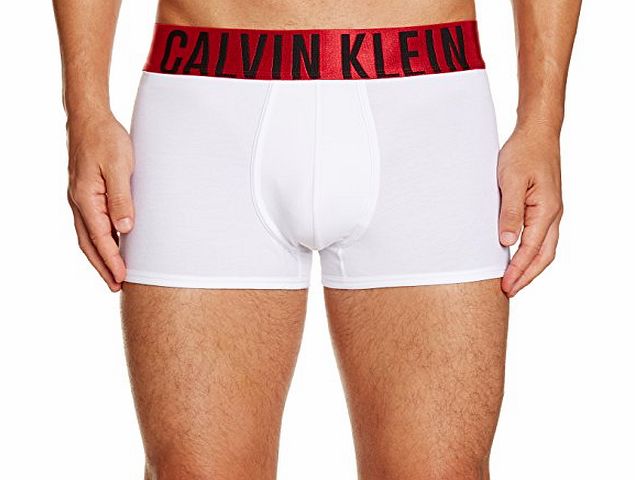 Calvin Klein Power Red Cotton Trunk, White Large White