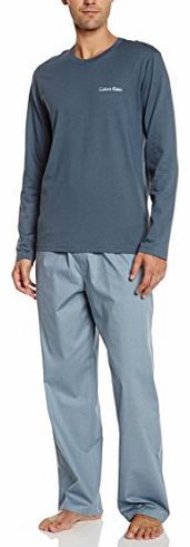 Pyjama Set in a Bag, Blue Grey Size: Large