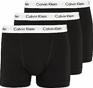 Three Pack Cotton Underwear Black - L