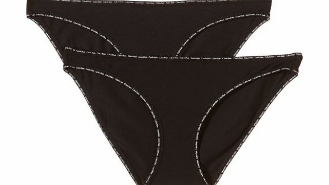 Calvin Klein Womens Brief - Black - Black - 10 (Brand size: M)