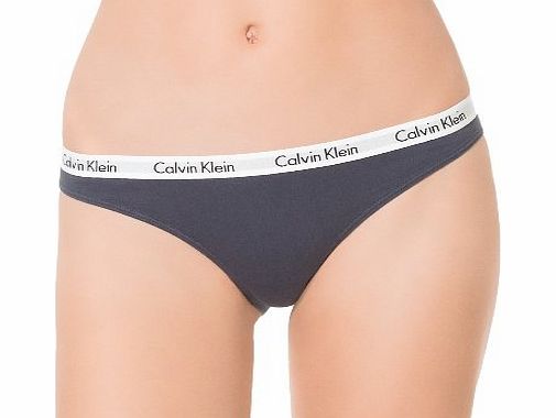 Calvin Klein Womens Carousel Brief in Black amp; White (Small, Black)