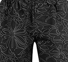 Calvin Klein Womens Ladies Floral Shorts Joggers Jogging Running Gym Sports Mesh Black M