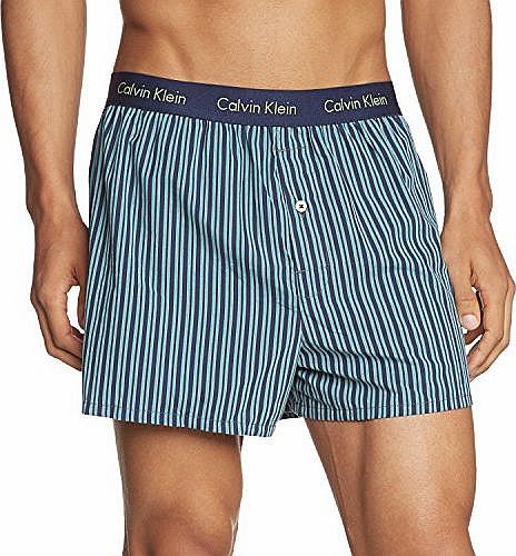 Woven Slim Fit Boxer, Louis Stripe - Blue Medium Multi