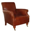 Camden chair - Milan Paprika - dark leg stain