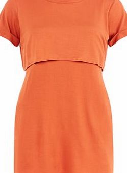 Rust Layered T-Shirt Dress 3477459