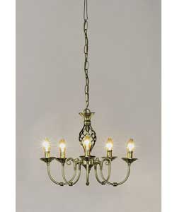 5 Light Chain Candleabra