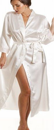 Camille Womens Ladies Luxury Ivory Satin Long Wrap 22/24