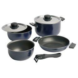 8 pcs non-stick Camping Cook Set with carry bag