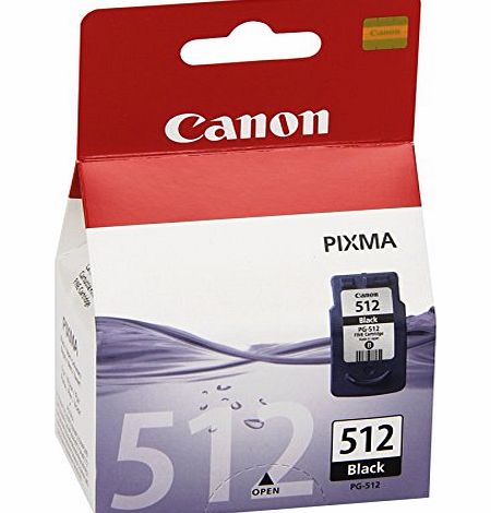 PG-512 Inkjet Cartridge Page Life 401pp Black Ref 2969B001AA