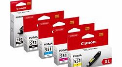 PG550/CL551XL High Capacity Cartridge - Multicolour