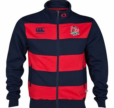 England Anthem Track Jacket - Navy / Flag Red