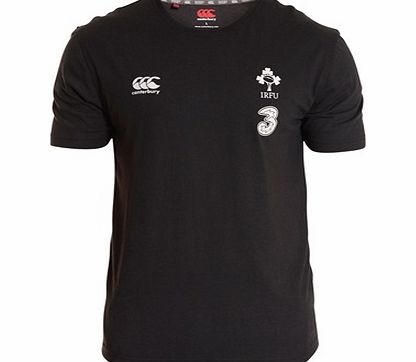 Ireland Cotton Training T-Shirt Dk Grey `E54