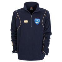 Portsmouth Elite 1/4 Zip Microfleece - Navy/Gold.