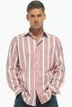 mens long-sleeved striped shirt