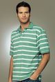 mens short-sleeved polo top