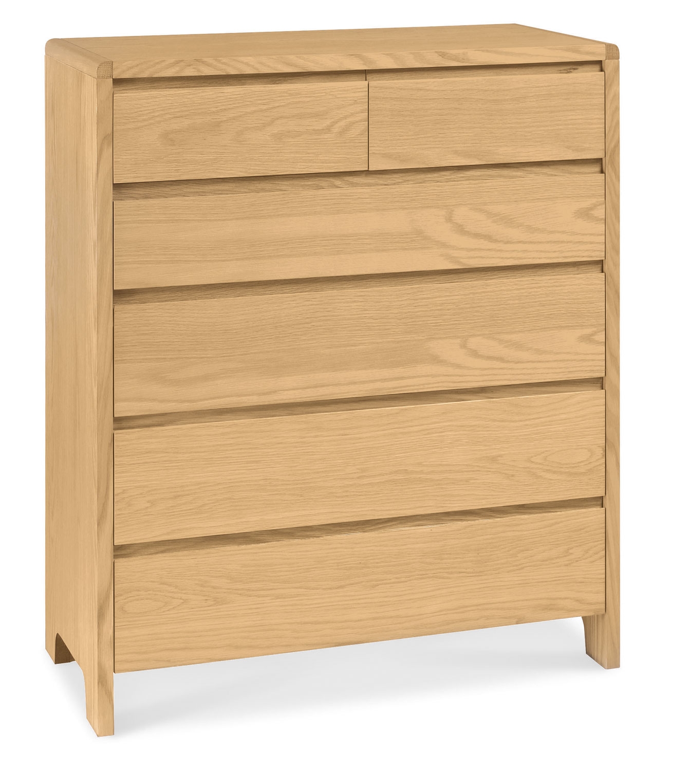 Oak 2+4 Drawer Chest