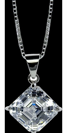 9ct Gold Asscher Cut Pendant 4912