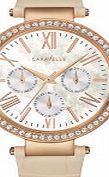 Caravelle New York Ladies Glitz Cream Leather