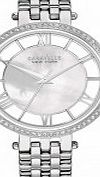 Caravelle New York Ladies Glitz White Silver Watch