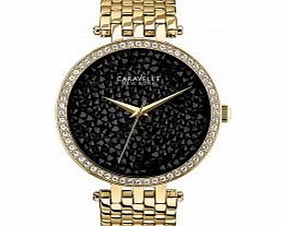 Caravelle New York Ladies Gold Steel Bracelet