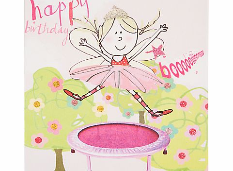 Caroline Gardner Trampoline Birthday Card