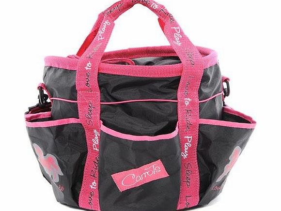 Carrots Girls Grooming Bag - Black/Pink