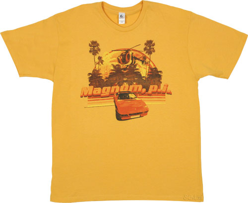 and Copters Mens Magnum P.I T-Shirt